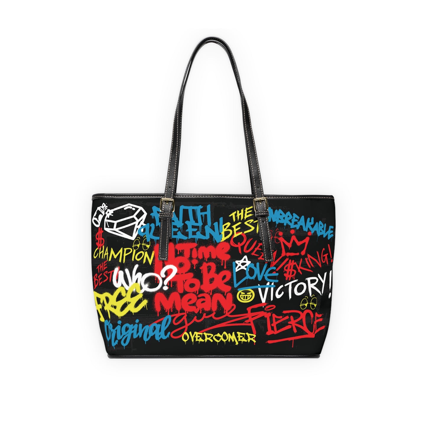 Graffiti Shoulder Bag - Large