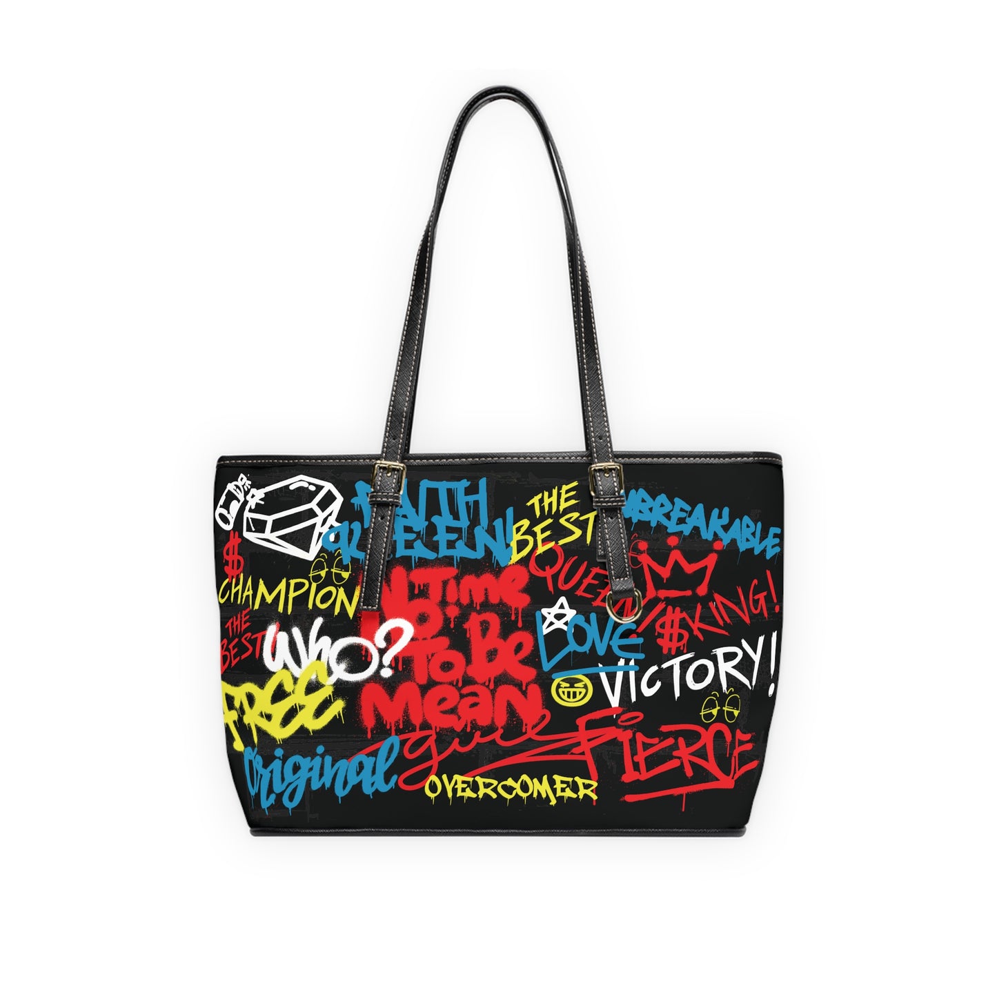 Graffiti Shoulder Bag - Large